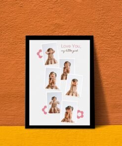 Personalized Kids Photo Collage Wall Frame