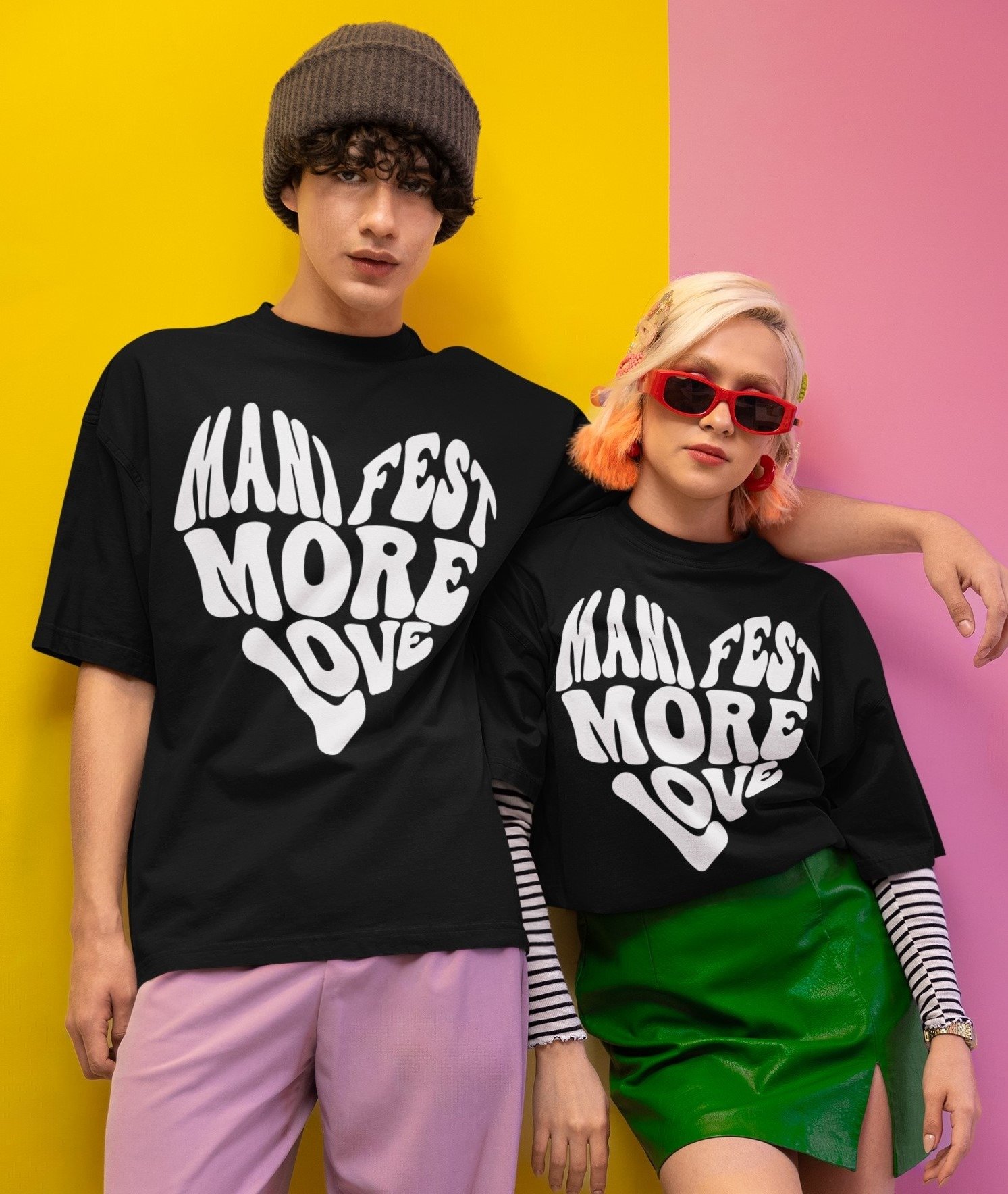 Couple Over Sized T-Shirts