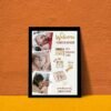 Personalized Baby Birth Stats Wall Frames – Perfect Birthday Gifts for Baby Boy or Girl