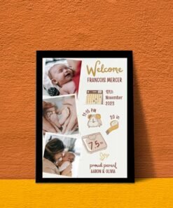 Newborn Milestone Frames