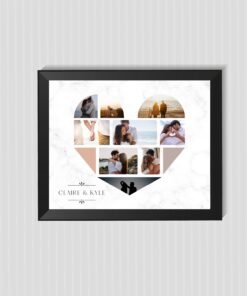 Best Couples Anniversary Collage Frames – Personalized Anniversary Gifts for Him & Her – Unique Home Decor