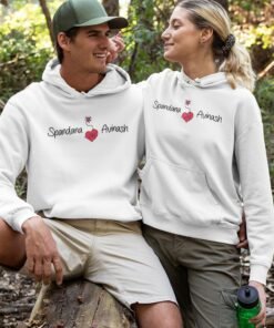 Best Personalised Couple Hoodies for Pre-Wedding Photo Shoots and Anniversary Gifts
