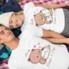 Personalised Couple T-Shirts for Pre-Wedding Photo Shoots and Anniversary Gifts