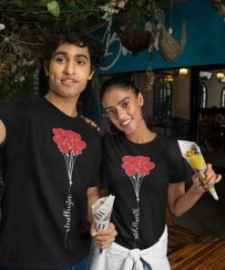 Best Personalised Couple T-Shirts for Pre-Wedding Photo Shoots and Anniversary Gifts