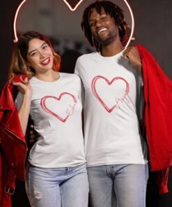 Best Personalised Couple T-Shirts for Pre-Wedding Photo Shoots and Anniversary Gifts