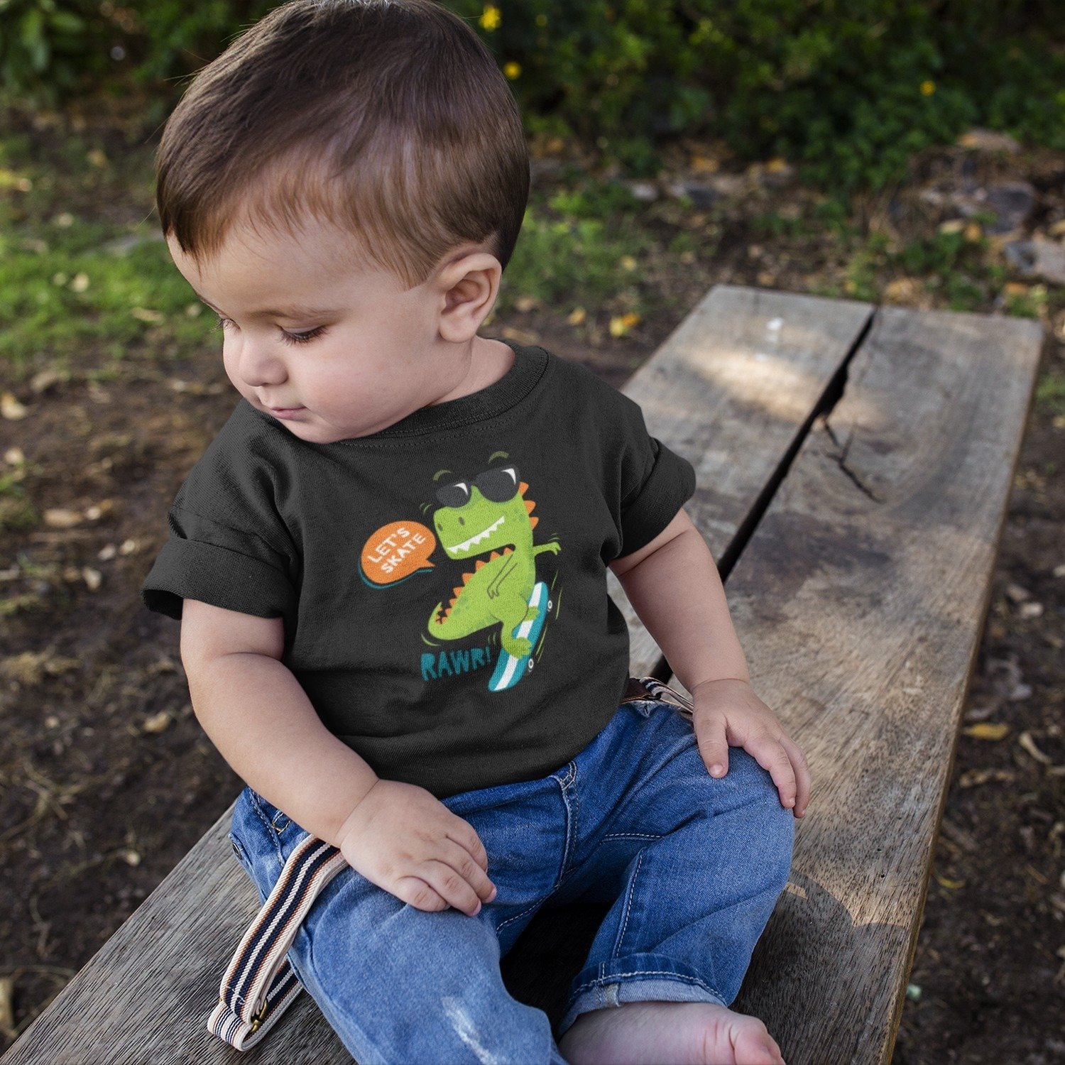 Custom Dinosaur Theme Birthday T-Shirts for Kids | Personalized Kids' Party Shirts
