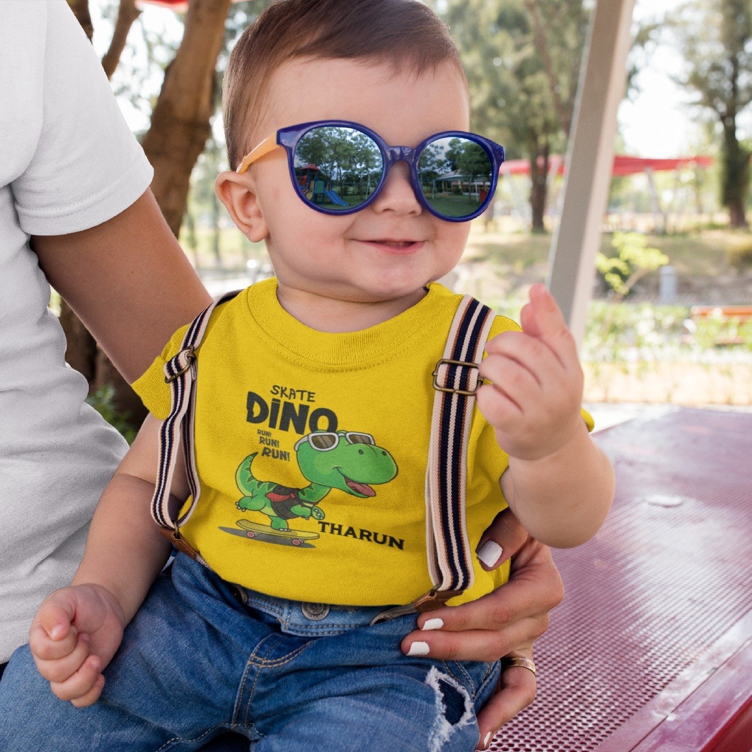 Custom Dinosaur Theme Birthday T-Shirts for Kids | Personalized Kids' Party Shirts