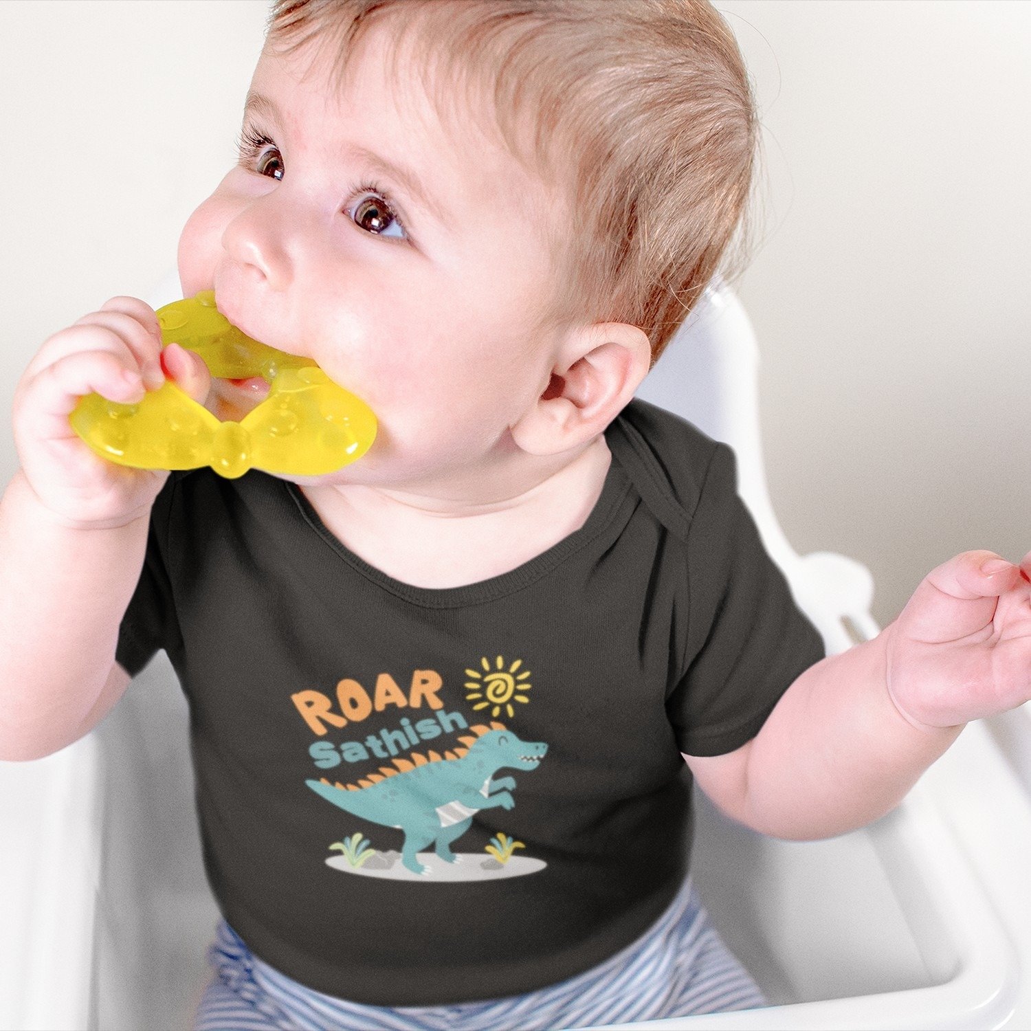 Custom Dinosaur Theme Birthday T-Shirts for Kids | Personalized Kids' Party Shirts