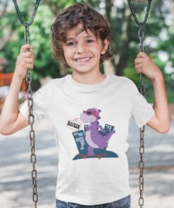 Custom Dinosaur Theme Birthday T-Shirts for Kids | Personalized Kids' Party Shirts