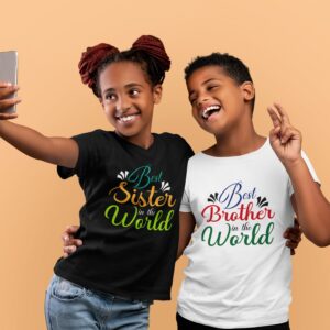 Personalized T-Shirts for Brothers and Sisters: Perfect Sibling Tees
