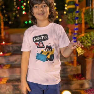 Construction Theme Kid T-Shirts