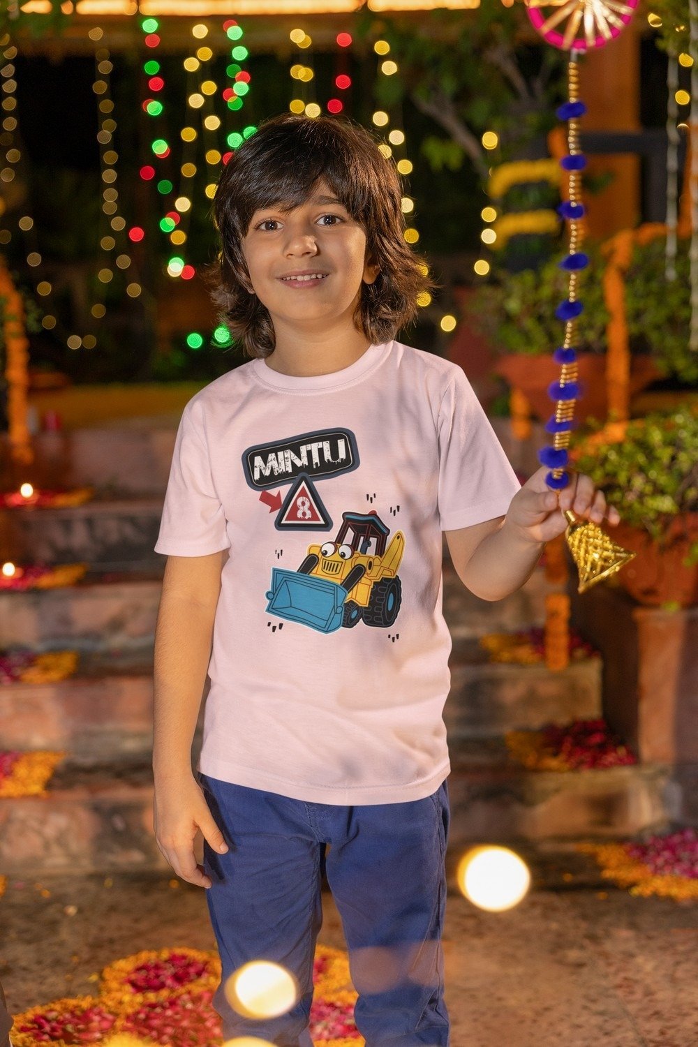 Construction Theme Kid T-Shirts