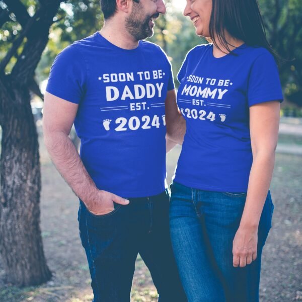 Custom Personalized Mom-to-Be & Dad-to-Be T-Shirts – Unique Pregnancy Announcement Tees