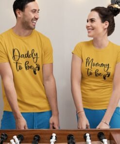 Custom Personalized Mom-to-Be & Dad-to-Be T-Shirts – Unique Pregnancy Announcement Tees
