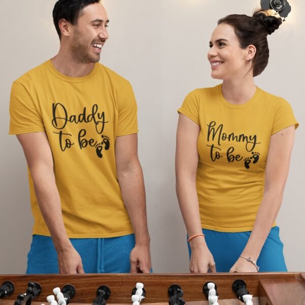 Custom Personalized Mom-to-Be & Dad-to-Be T-Shirts – Unique Pregnancy Announcement Tees