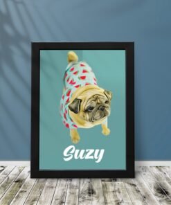 Custom Pet Portrait Wall Frames: Personalized Art for Your Beloved Pets