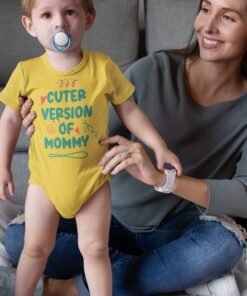 Cuter Version of Mommy Newborn Romper – T-Shirt/Onesie for Little Cuties