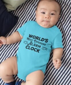 World's Most Expensive Alarm Clock Adorable Newborn Rompers & T-Shirts