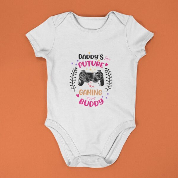 Daddy's Future Gaming Buddy Adorable Newborn Rompers & T-Shirts