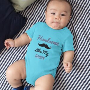 Handsome Like My Daddy Adorable Newborn Rompers & T-Shirts