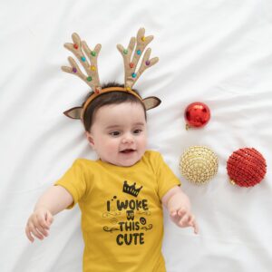 I Woke Up This Cute Adorable Newborn Rompers & T-Shirts
