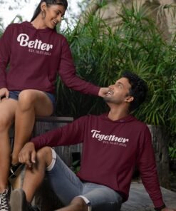 Best Personalised Couple Hoodies for Pre-Wedding Photo Shoots and Anniversary Gifts