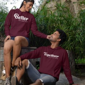 Best Personalised Couple Hoodies for Pre-Wedding Photo Shoots and Anniversary Gifts