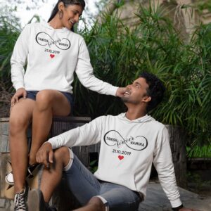 Best Personalised Couple Hoodies for Pre-Wedding Photo Shoots and Anniversary Gifts