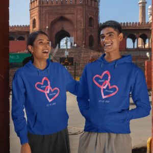 Best Personalised Couple Hoodies for Pre-Wedding Photo Shoots and Anniversary Gifts