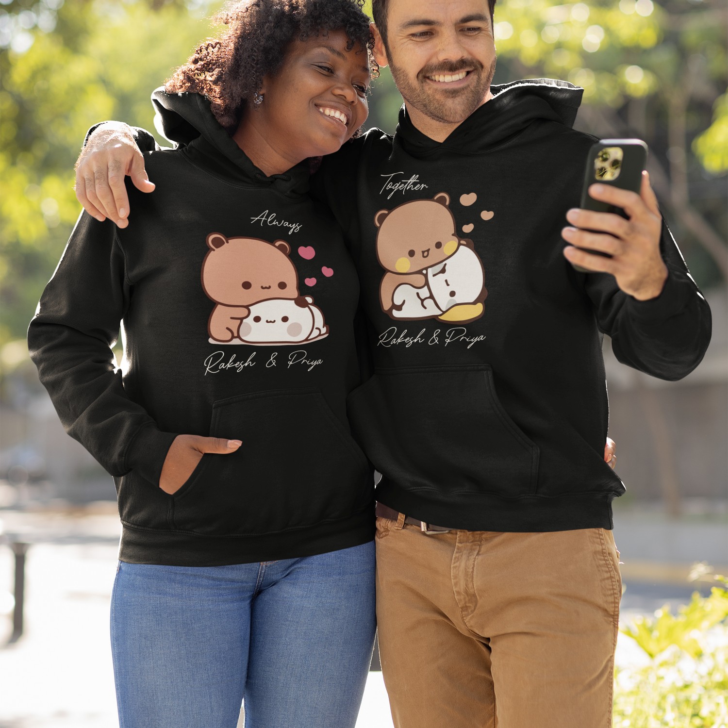 Best Personalized Couple Hoodies for Pre Wedding Photoshoots