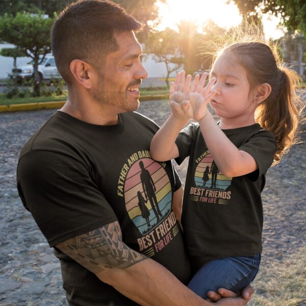 Dad & Daughter Matching T-Shirts – Cherish Every Moment Together