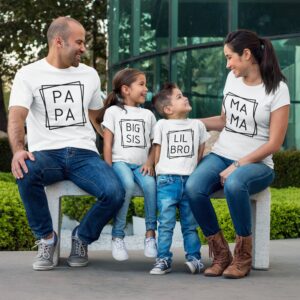Personalized family matching t-shirts perfect for vacations or family gatherings, available with delivery across India in 3-4 working days