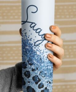 Personalized Custom Name Stainless Steel Tumbler Bottle | Skinny Tumbler | Unique Gifts for Her