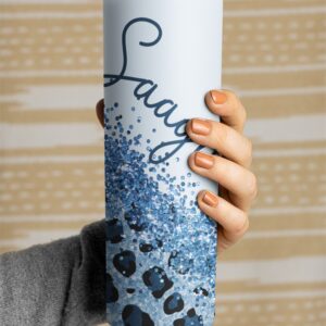 Personalized Custom Name Stainless Steel Tumbler Bottle - Unique Gifts for Her