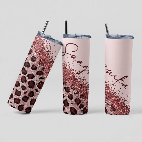 Personalized Custom Name Stainless Steel Tumbler Bottle - Unique Gifts for Her - Image 2