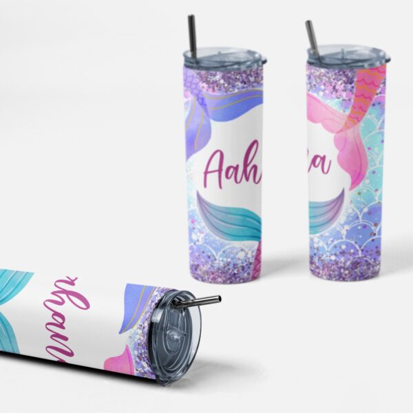 Personalized Custom Name Stainless Steel Tumbler Bottle - Unique Gifts for Her - Image 3