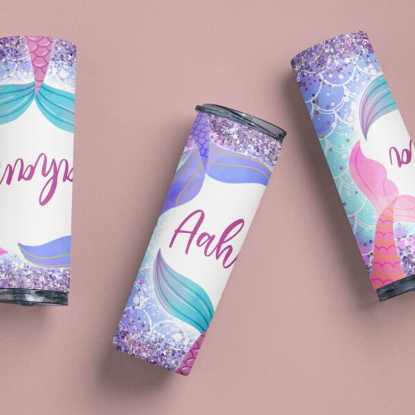 Personalized Custom Name Stainless Steel Tumbler Bottle - Unique Gifts for Her - Image 2
