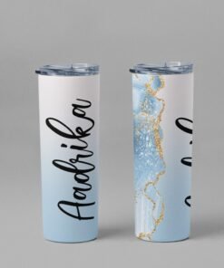 Custom Name Stainless Steel Tumbler Bottle – Personalized & Premium