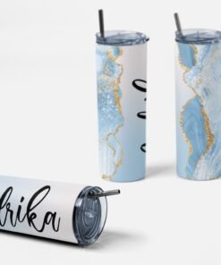 Alternative view of Custom Name Stainless Steel Tumbler Bottle – Personalized & Premium