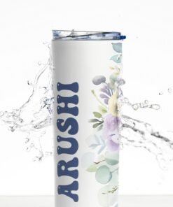 Personalized Custom Name Stainless Steel Tumbler Bottle - Unique Gifts for Her