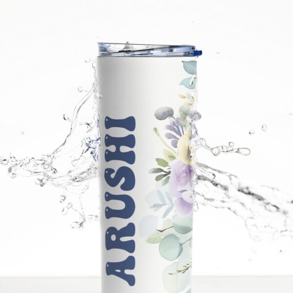 Personalized Custom Name Stainless Steel Tumbler Bottle - Unique Gifts for Her