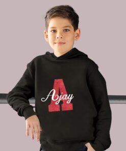 Personalized Kids Custom Name Hoodie | Kid Name Print Hoodie for Boys & Girls | Stylish & Comfortable