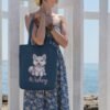 Custom Pet Portrait Zipper Tote Bag | Unique Personalized Gift for Pet Lovers