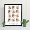 Personalized Baby First Year Photo Collage Wall Frames – Perfect First Birthday Gifts for Baby Boy or Girl
