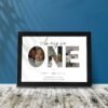 Personalized Baby First Year Photo Collage Wall Frames – Perfect First Birthday Gifts for Baby Boy or Girl