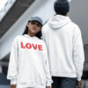 Personalized Couple Hoodies with Custom Names and Love Designs – Matching His & Hers Hoodies, perfect for couples looking for custom name hoodies, romantic matching couple sweatshirts, and personalized couple apparel