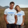 Hubby & Wifey Custom Couple T-Shirts with Personalized Names – Matching His and Hers Shirts for Couples, Ideal Gift for Anniversaries or Special Occasions