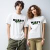 Hubby & Wifey Custom Couple T-Shirts with Personalized Names – Matching His and Hers Shirts for Couples, Ideal Gift for Anniversaries or Special Occasions