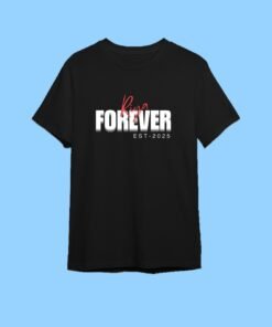 Forever Together Custom Couple Name T-Shirts – Personalized Matching Shirts for Couples, Perfect for Anniversaries and Special Occasions