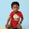 Personalized baby romper with 'Mama's Boy' design and custom name, perfect for a unique and adorable baby outfit.